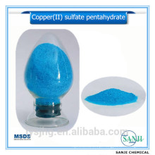 Sulfato de cobre anidro azul em bruto
